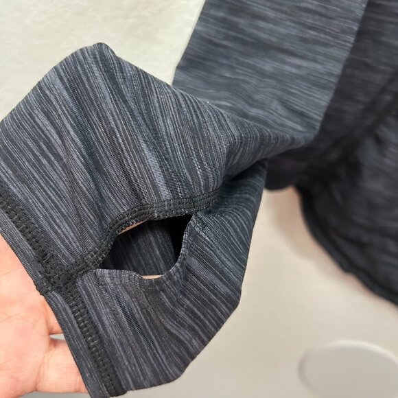 Zella Soft Hooded Space Dye Long Sleeve Top Lightweight - Picture 3 of 8